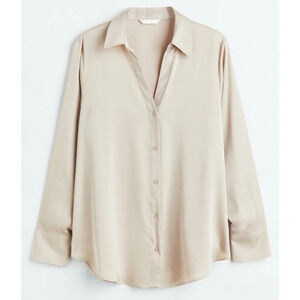 H&M+ V-NECK BLOUSE